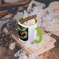 thumbnail image 5 of Imitator Poison-Dart Frog, Peru - Sa17 Aje0006 - Adam Jones, 15oz Two-Tone Green Mug, 5 of 7