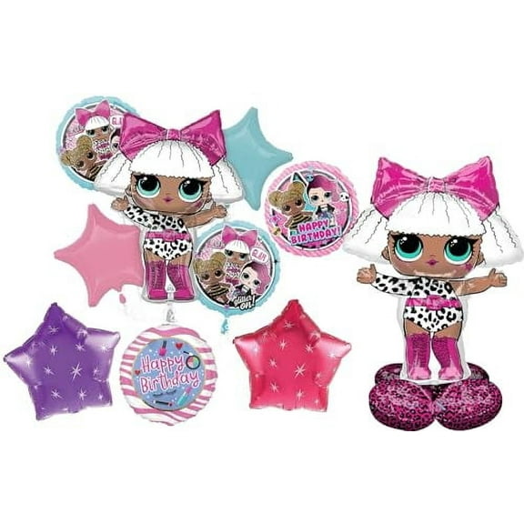 LOL Surprise Birthday Party Supplies Diva Airloonz Balloon Bouquet Decorations