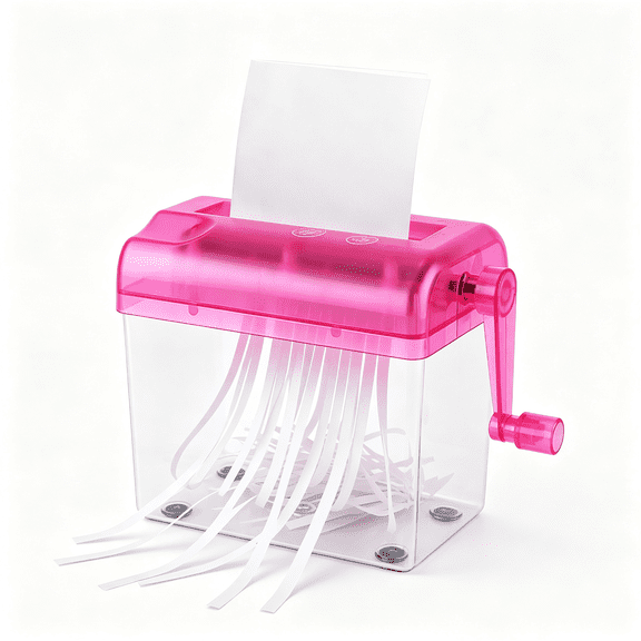 Mini Paper Shredder for School Counselor Office Portable Hand Shredder Worry Relief Stress Toy Teacher Classroom Must Haves Back to School Gift