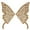 Gold, variant on KHONTS 1 Pair Fairy Wings Sew on Patches Butterfly Lace Appliques Wings Embroidery Collar Neckline Trims Embellishments DIY Garment Dress Supplies White One Size