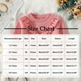thumbnail image 3 of WMTBSRSW Girls Ribbed Knit Sweatshirts Fashion Cute Bow Fleece Lined Sweatshirts Fall Winter Ruffle Long Sleeve Pullover Tops 3-4Years, 3 of 4