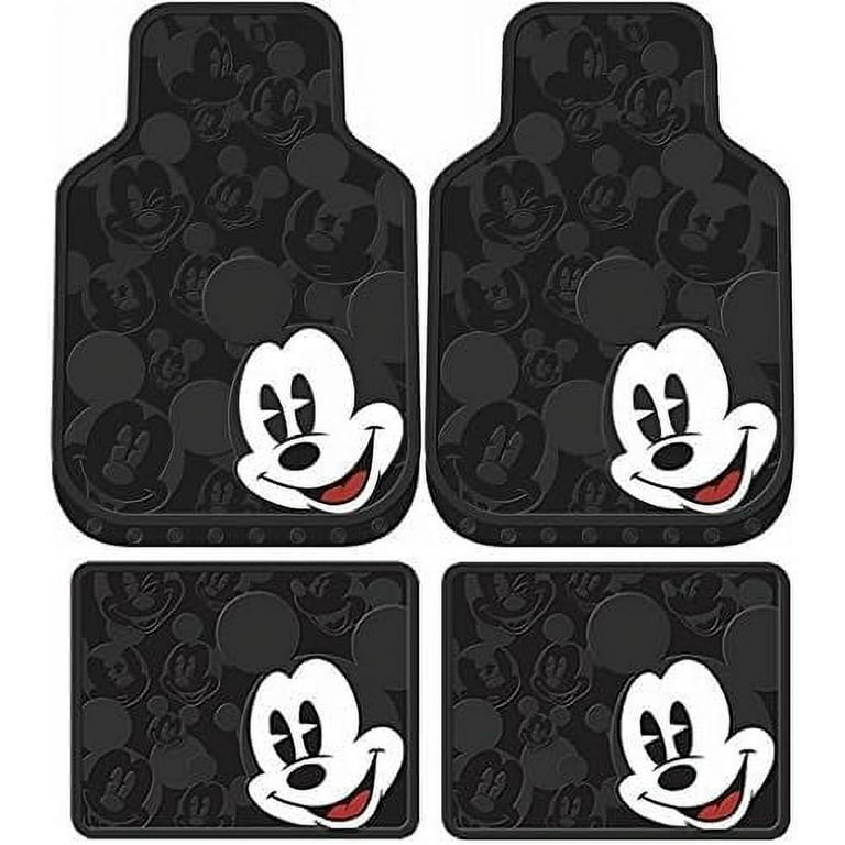 Disney Mickey Mouse Car Accessories Set Seat Covers Shades Mats Plate Frame Air Freshener Walmart