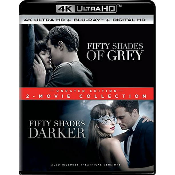 Fifty Shades Of Grey Fifty Shades Darker 2 Movie Collection Unrated Edition Unrated 4k Ultra Hd Blu Ray Digital Copy Walmart Com Walmart Com