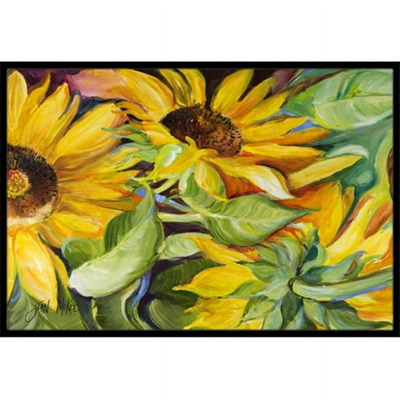 Carolines Treasures  Sunflowers Indoor & Outdoor Mat, 18 x 27 in.