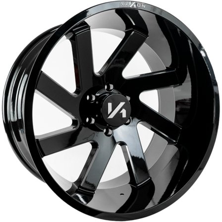 22x12 Black Milled Wheel Arkon Offroad Lincoln ARK-I (Proper Directional) 5x5.5 -51