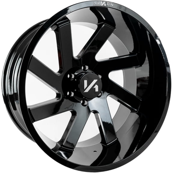 22x12 Black Milled Wheel Arkon Offroad Lincoln ARK-I (Proper Directional) 5x5.5 -51