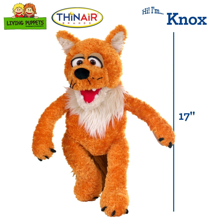 Living Puppets, Hand Puppet, Knox The Orange Fox, 17