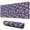 Purple Cartoon Unicorn, variant on Long Mouse Pads for Desk,Purple Cartoon Unicorn Rainbow Cloud Desk Mats on Top Of Desks, Desk Mouse Pad Extra Large with 3mm Non-Slip Base and Stitched Edge for Gaming,Work,Home 31.5"x11.8"