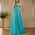 thumbnail image 3 of Vestidos de verano para mujer: vestido lencero floral, maxi boho, sin mangas, vestido de playa con cuello en V, 3 of 6