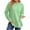 Green Sweatshirts for women _e, variant on Sweatshirt for women Side Split Hem Fall Fashion Pullover Crewneck Long Sleeve Pullover Casual Loose Tops Navy M