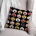 thumbnail image 3 of Creative Products Boo Pumpkins Pattern 20 x 20 Spun Poly Pillow, 3 of 3