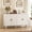 White, variant on CozyHome 55'' Buffet Cabinet with Adjustable Shelves and Solid Wood Legs, Vintage Sideboard with Ship Wheel Pattern for Kitchen, Dining Room
