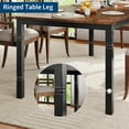 thumbnail image 5 of 79" Large Industrial Dining Room Table for 6-8 People Rectangular Wood Kitchen Table Modern Farmhouse Dining Table Kitchen Dining Room Table with Heavy Duty Metal Legs forKitchen, Living Room, 5 of 7