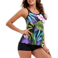 thumbnail image 4 of DPTALR Maillot de Bain Deux Pièces Décontracté pour Femmes, Aguichant, Imprimé, Fendu, Robe de Plage, 4 of 8