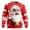 Red, variant on Telankuip Cute Santa Claus Large 3D Print Pattern Sweatshirt for Men Trendy Ribbing Loose Comfort Plus Size Casual Tops Long Sleeve X-Mas Holiday Crewneck Pullovers Sky Blue XL