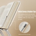 thumbnail image 4 of Bisofice Book Stand,Book Stand Clips And Adjustable With Base Panel Document Base Panel Clips And Adjustable Book Adjustable Book Recipe Stand With Base Buzhi Book Book Storybook Mewmewcat, 4 of 7