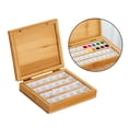 thumbnail image 3 of Youkk Palette de Rouges à Lèvres Vides pour Enfants et Étudiants Compacte et Élégante pour Mélanger les Couleurs 24 Compartiments Couvercle Rabattable 1 Ensemble, 3 of 6