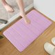 thumbnail image 4 of Alfombra antideslizante de baño | Alfombrilla absorbente para dormitorio con entrada | Poliéster suave de secado rápido | Respaldo antideslizante | Patrón decorativo moderno | Lavable a máquina |, 4 of 6
