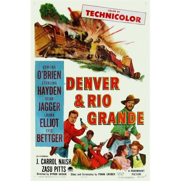 Pop Culture Graphics Movgi6749 Denver Rio Grande Movie Poster 44 11 X 17 Walmart Com Walmart Com