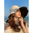 thumbnail image 2 of CoCopeanut 2022 Merek Mewah Musim Panas Topi Ember untuk Pria Wanita Mode Katun Bob Panama Topi Matahari Pantai Topi Nelayan Hadir, 2 of 6