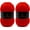 Red, variant on BATELO Crochet Acrylic Yarn 560 Yards, 2 Pack 150g/5.3oz Each, 3 Light Worsted Yarn for Crocheting & Knitting(Wine Red)