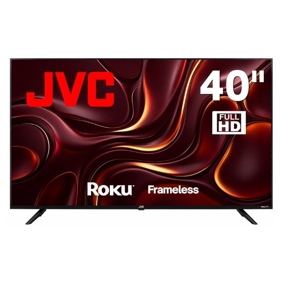 JVC Smart TV 40 pulgadas Full HD LED Roku TV WiFi 3 HDMI 1 USB AV Netflix YouTube Prime Video Modelo SI40FR