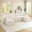 White, variant on Muumblus 109" Modular Sectional Sofa with Movable Ottoman, Oversized Boneless Deep Seat L-Shaped Cloud Couch, No Assembly Corduroy Living Room Sofaa, White