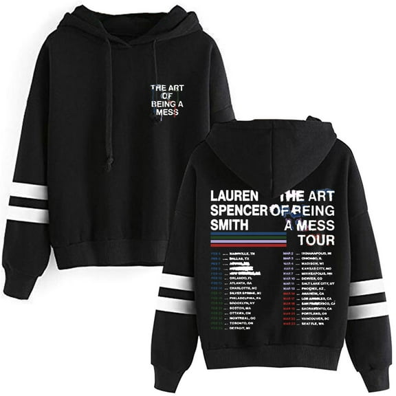 Lauren Spencer Smith The Art Of Being A Mess Tour Merch Hoodies Pullovers Women Men Streetwear