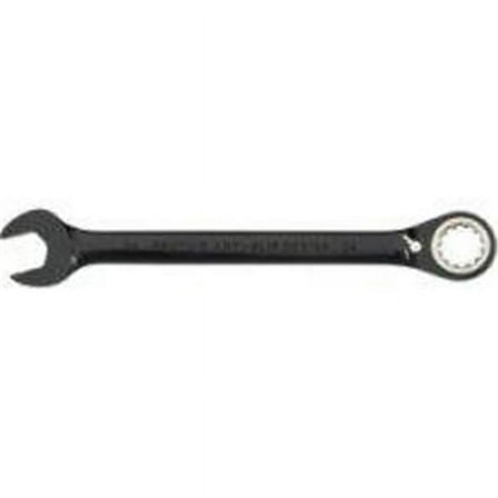 Black Chrome Combo Reversible Ratchet Wrench 7/32" - Spline