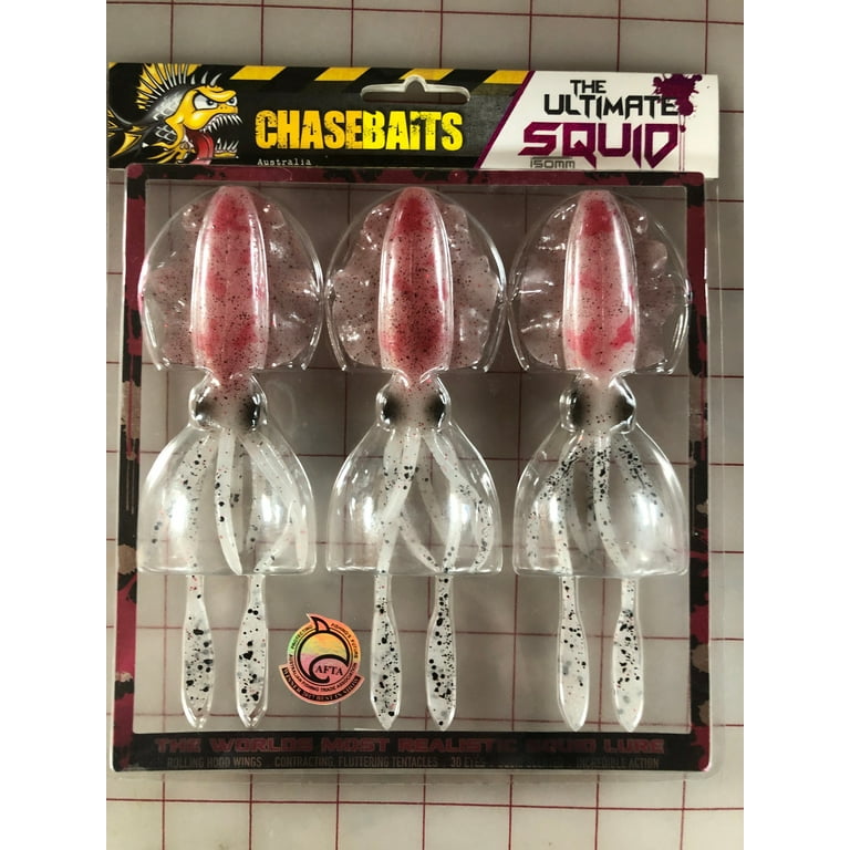 Chasebaits The Ultimate Squid Fishing Lure 7.8 (2pcs), Calamari