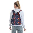 thumbnail image 5 of Yiaed Tropical Flower Print Lightweight Backpack Travel Backpacks Hiking Daypack for Women Men, 5 of 5