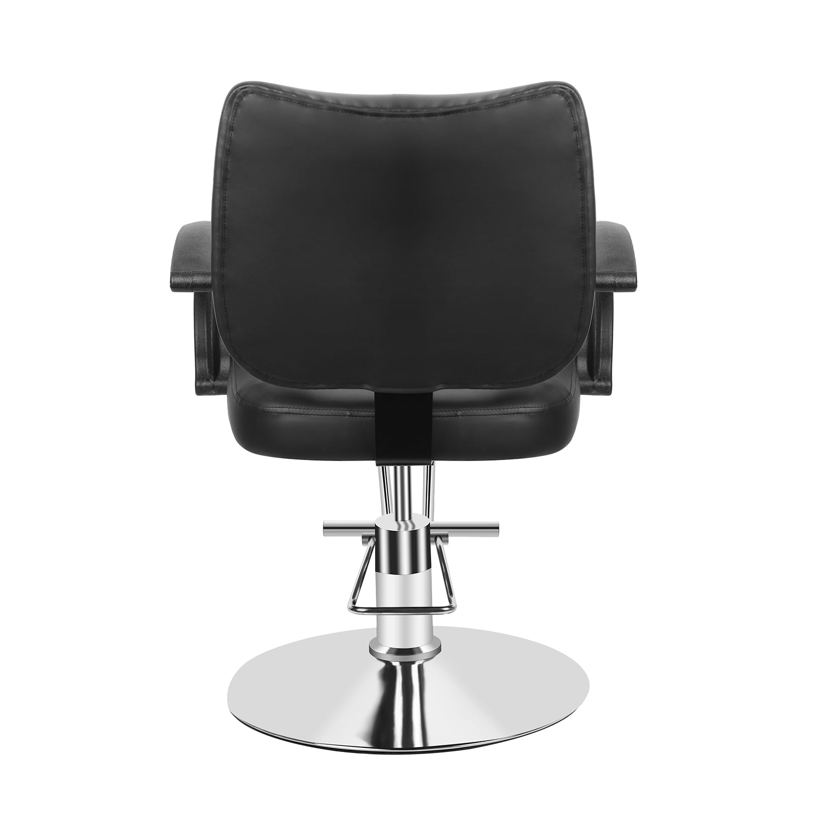 Dapmiu Professional Salon Chair 360° Swivel Hydraulic Stylist Chair, 330lbs Weight Capacity with Chrome Steel Base & Faux Leather for Barber Shop Spa