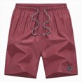 thumbnail image 2 of KPOPLK Big and Tall Mens Gym Shorts Basketball Athletic Workout Shorts with Pockets Gym Clothes M-5XL Size XXL,Wine, 2 of 6