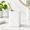 White-1pcs, variant on Ceramic Black Square Toothbrush Holder For Bathrooms - 1 Cup Holders Bathroom Tumbler Reusable Mouthwash Counter Organizer.