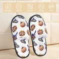 thumbnail image 2 of House Slippers for Women Men - halloween pumpkins hat print Lightweight House Shoes Fuzzy Slippers, Soft Slip-On Cozy House Slippers for Woman Indoor Outdoor, 2 of 7