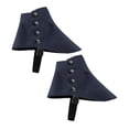 thumbnail image 1 of Fundas para botas de pirata medievales, accesorios para disfraces de Halloween góticos, fundas para calzado Gris, 1 of 8