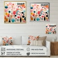 thumbnail image 4 of Designart "Playful Patterns Mid Century Pink Delight I" Mid-century Wall Decor, 4 of 5