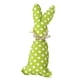 thumbnail image 3 of Muñeco de conejo de Pascua: decoración de Pascua para ventanas, estanterías y dormitorios. Puntos verdes, 3 of 9