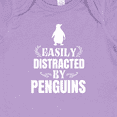 thumbnail image 4 of Inktastic Easily Distracted by Penguins Boys or Girls Baby Bodysuit, 4 of 5