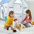 thumbnail image 3 of Martha Stewart Kids' Farmer's Stable Play Tent: Children's Large Indoor Playhouse for Playroom, Toddler Bedroom Tent for Pretend Play, 3 of 6