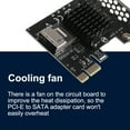 thumbnail image 4 of Baohd PCI-E to SATA Extender Splitter High Speed PCI-Express Expansion Card Desktop Computer Accessory, SA3106J, 10 ports, 4 of 5