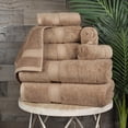 thumbnail image 7 of Superior 800 GSM Egyptian Cotton 8-Piece Towel Set, Soft Ultra Absorbent Towels, Rust, 7 of 7
