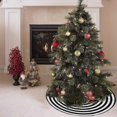 thumbnail image 5 of 35 Inch Christmas Tree Skirt Black and White Tree Skirt, Annual Rings Halloween Tree Skirt, Thin Tree Mat for Happy Halloween Christmas Holiday Party, 5 of 5