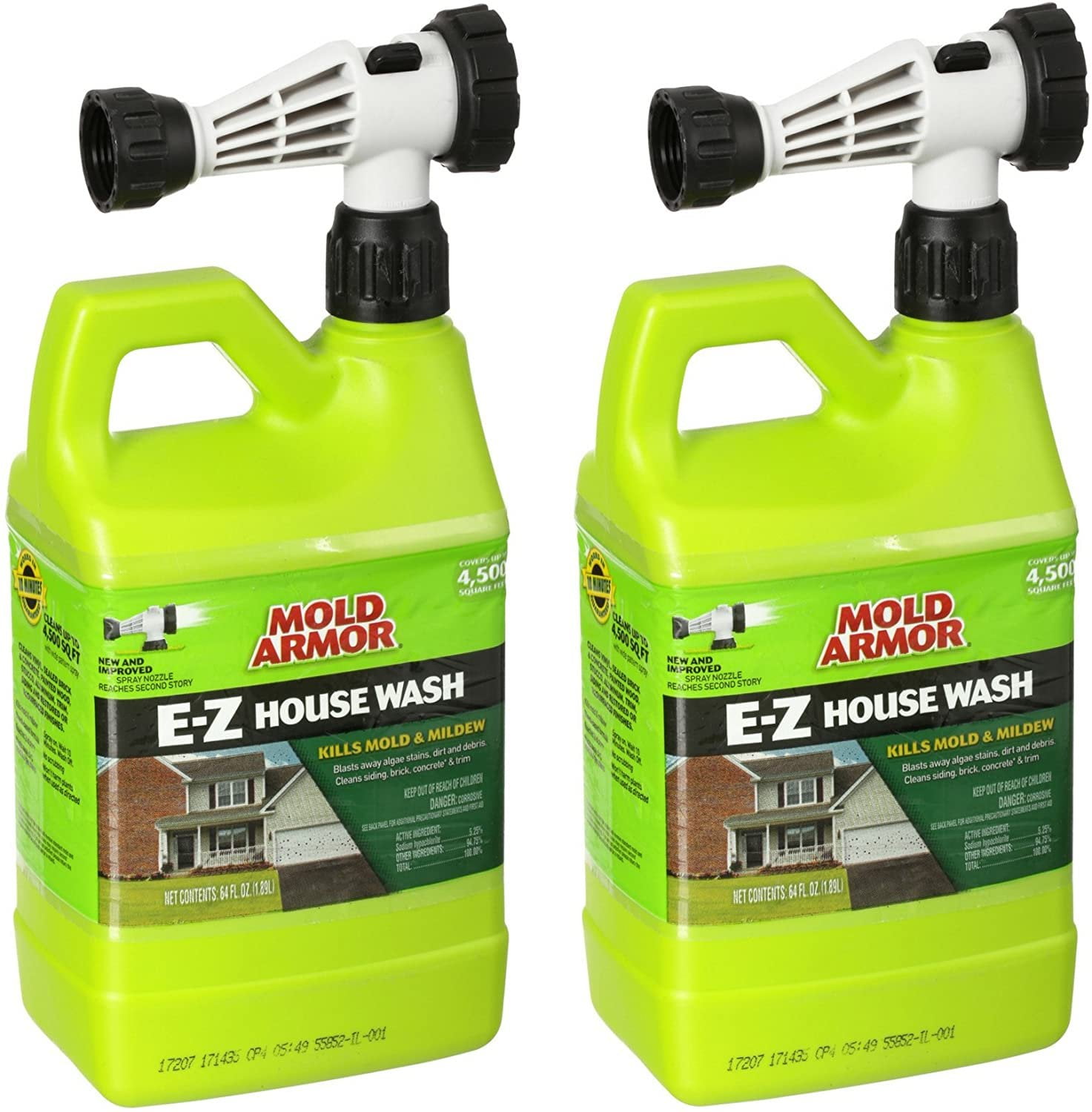 Mold Armor EZ House Wash 64 fl. oz. Jug 2 Pack