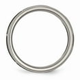 thumbnail image 2 of Titanium Beveled Edge 8mm Laser Design Brushed & Polished Band Size: 7; for Adults and Teens; for Women and Men, 2 of 6