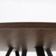 thumbnail image 3 of Mesa Comedor Redonda Mundo In Sibari Nogal 120 cm Moderno, 3 of 4