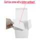 thumbnail image 3 of Cajas de regalo Bonfasvo, 30 unidades, 10 x 10 x 10 cm, papel kraft blanco, 3 of 7