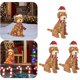 thumbnail image 3 of Adornos Navideños Con Figura Perro LED Fiesta Al Aire Libre 3 Uds., 3 of 4