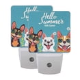 thumbnail image 7 of Hello Summer Cute Dog Night Light 2 Pack LED Nightlight Plug into Wall Dusk to Dawn Sensor Soft White, 7 of 7