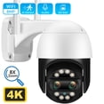 thumbnail image 1 of Cámara IP de seguridad CCTV para exteriores, dispositivo de 8MP, 4K, lente Dual de 2,8mm + 12mm, PTZ, Wifi, Audio de 4MP, 2K, visión nocturna a Color, detección humana IA, 1 of 3